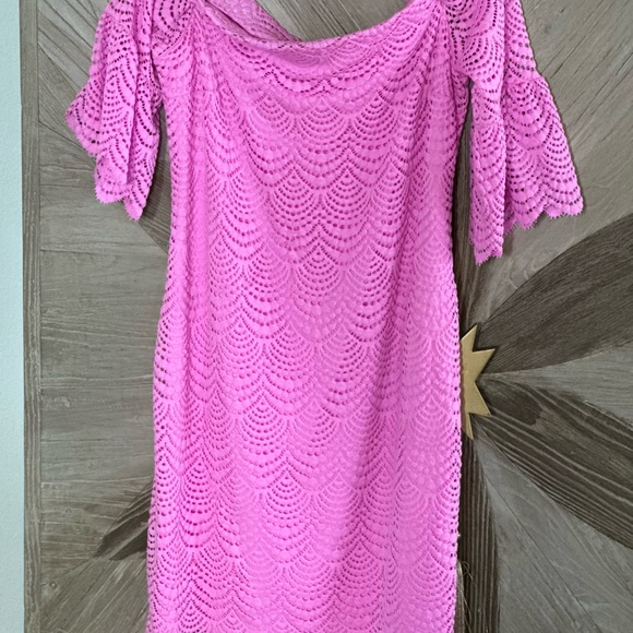 Lily Pulitzer size L Lexa off the shoulder dress - Picture 5 of 5